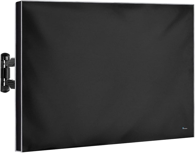 Garnetics Outdoor TV Cover 39 Inch â€“ Waterproof, Weatherproof TV Enclosures with Smart Shield Screen Protectors, Ideal for Outdoor Use, Moving, and Storage - Black - Image 1